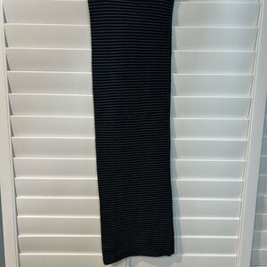 Elegant Black Striped Skirt